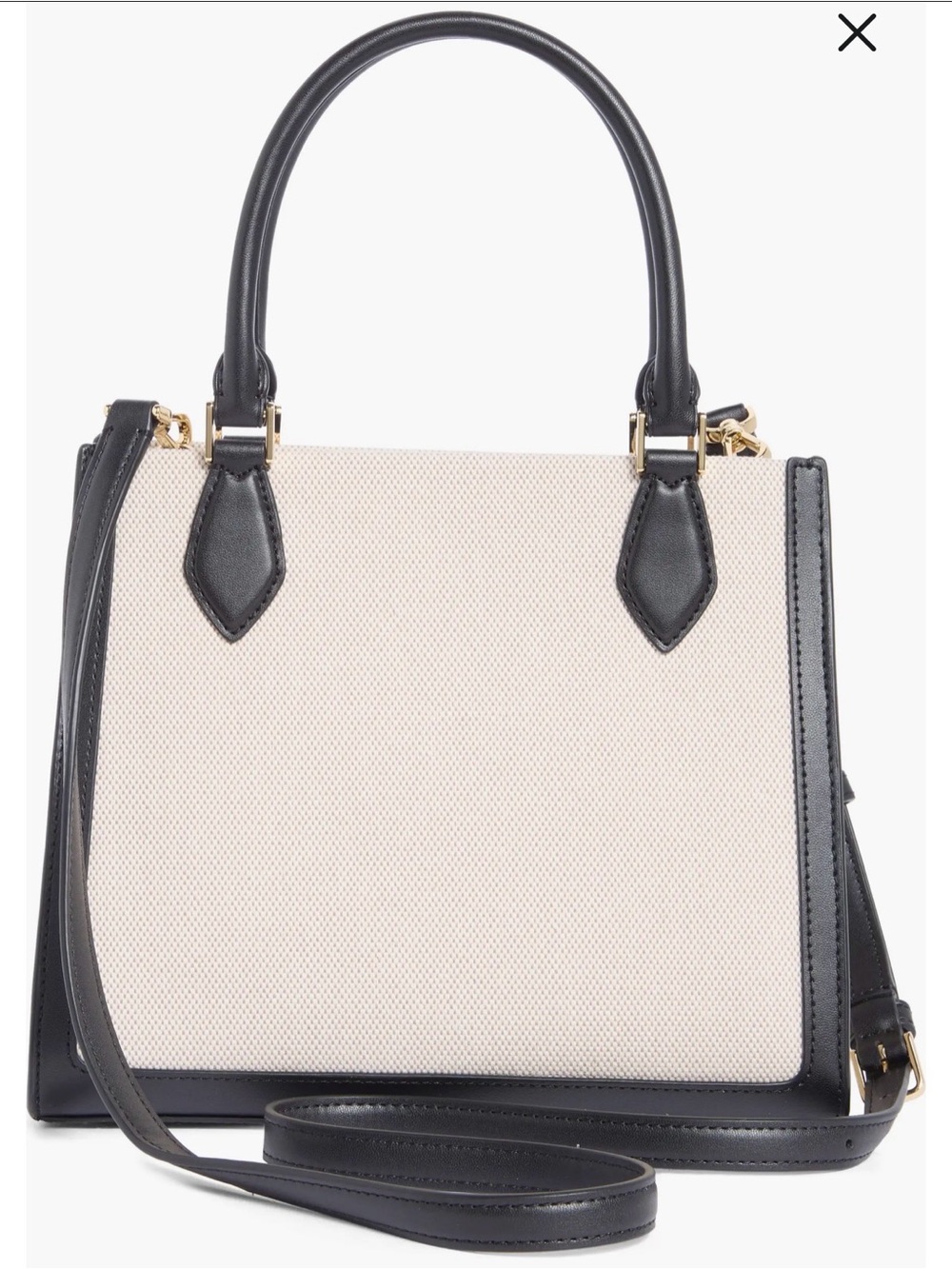NWT Kate Spade Ellie Small Tote Canvas Black Multi Logo Satchel KK098 - Picture 3 of 9